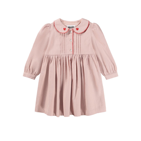molo charlette baby dress petal blush