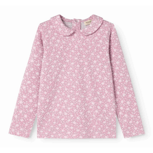 marmar copenhagen long sleeve collar tee rose de lit