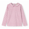 marmar copenhagen long sleeve collar tee rose de lit