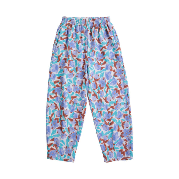 bobo choses watercolor all over cocoon jogging pants lavender