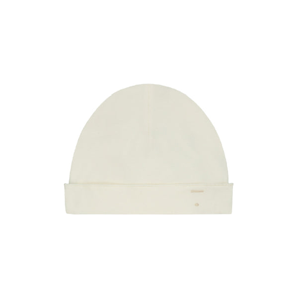 gray label baby beanie cream