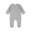 gray label newborn suit gray melange