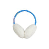 mini rodini faux fur ear muffs off-white