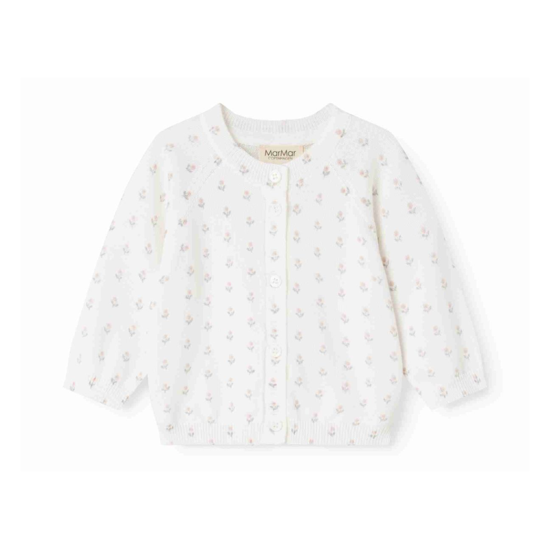 marmar copenhagen taki baby cardigan flower stripe