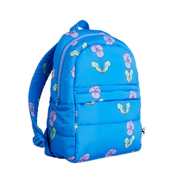 mini rodini violas aop padded backpack blue