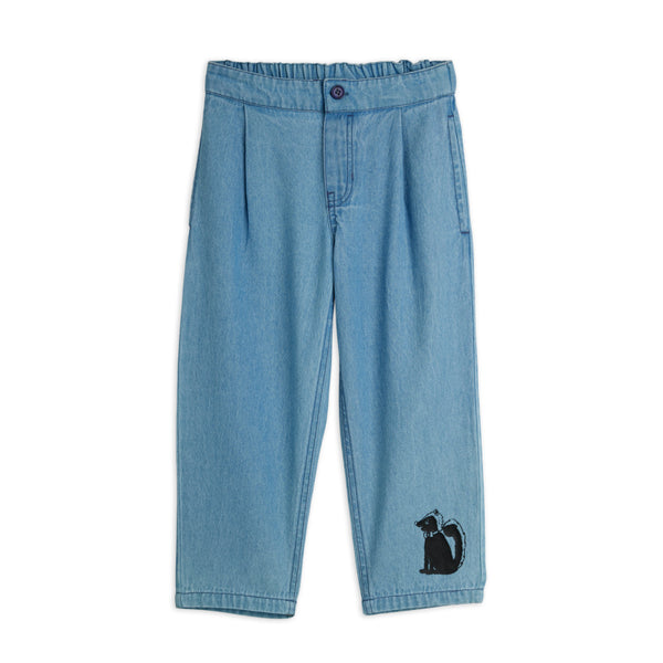 mini rodini denim skunk sp trousers blue