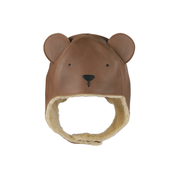 donsje kapi bear hat cognac