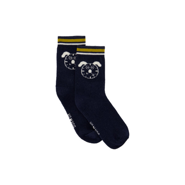 bonton tic-tac socks sailor blue