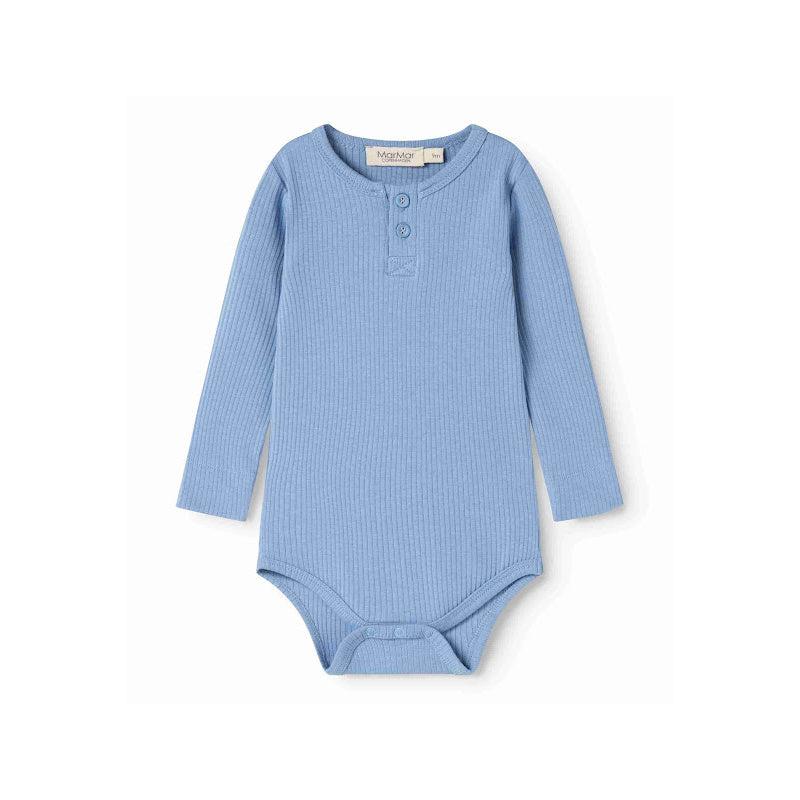 marmar copenhagen long sleeve baby body blue heaven