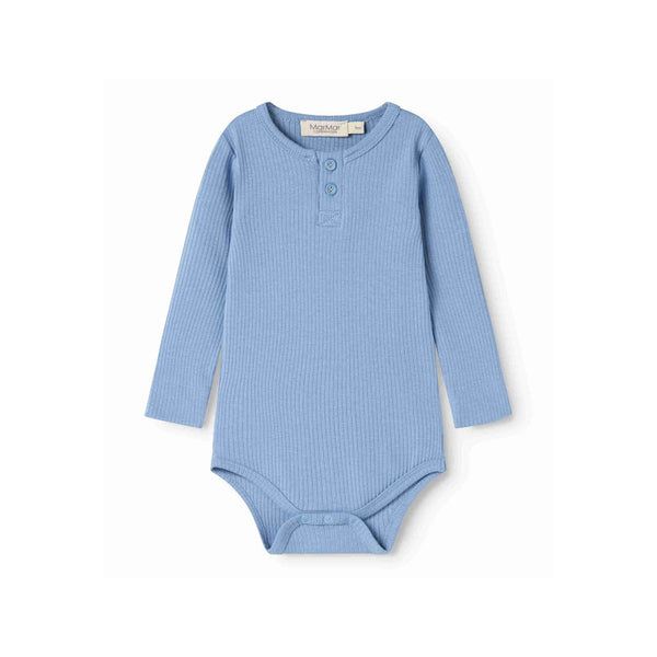 marmar copenhagen long sleeve baby body blue heaven