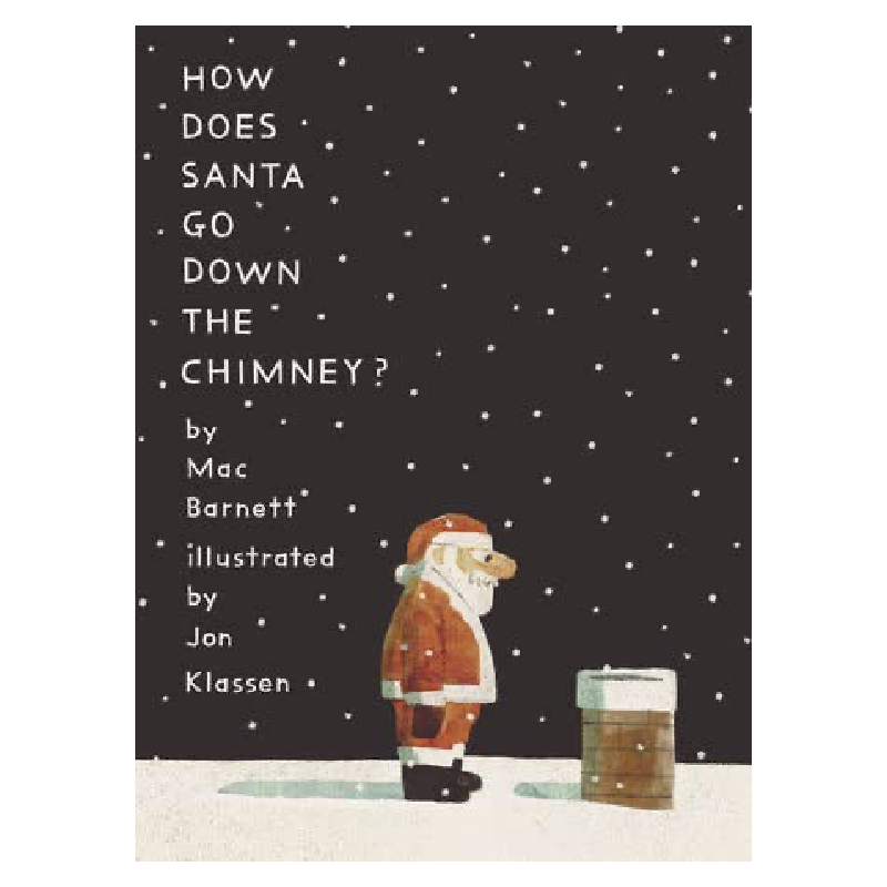 how does santa go down the chimney?