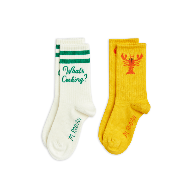 mini rodini lobster 2 pack socks