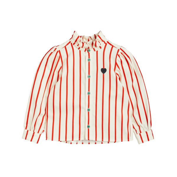 mini rodini stripe woven blouse