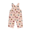 the new society eleane baby overall hearts print