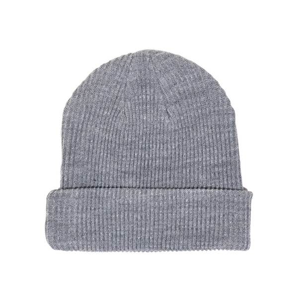 finger in the nose carson beanie heather grey