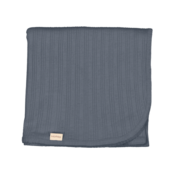 marmar copenhagen alida blanket stormy blue