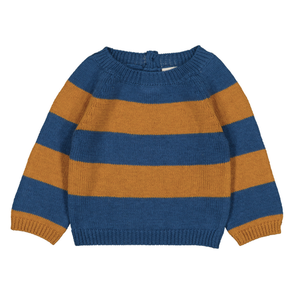 louis louise robertino knitted sweater navy stripes