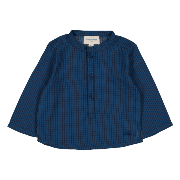 louis louise grand-pere twill baby shirt
