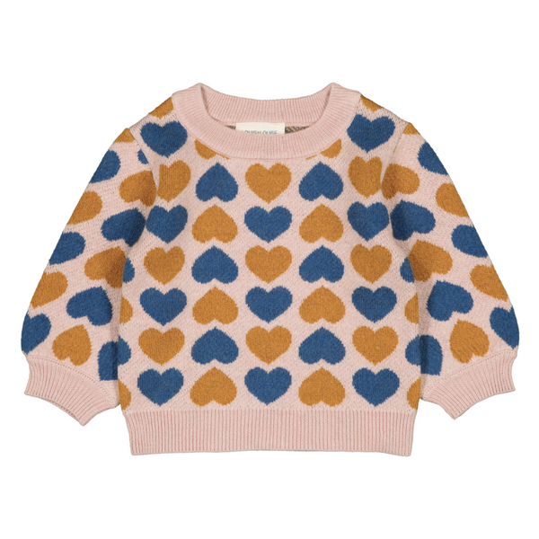 louis louise mariu knitted sweater hearts