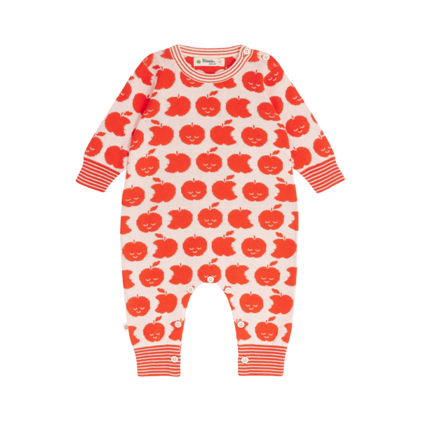 the bonnie mob skittle knit playsuit apple