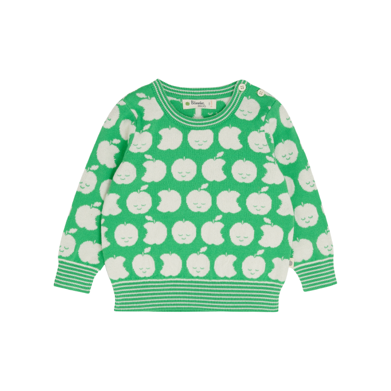 the bonnie mob sherbet knit sweater green apple