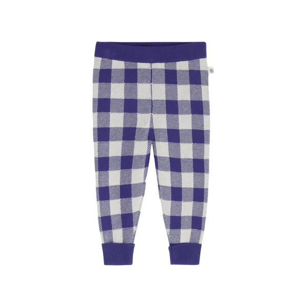 the bonnie mob marbles baby trouser check jacquard