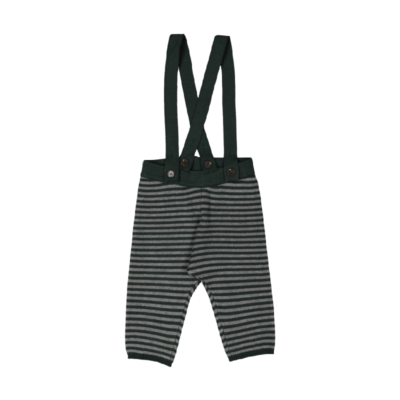 marmar copenhagen pirol baby overalls dark leaf stripe