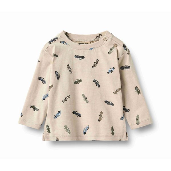 wheat ebbe baby t-shirt cars