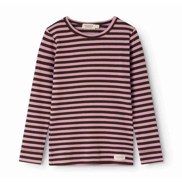 marmar copenhagen long sleeve tee heather stripe