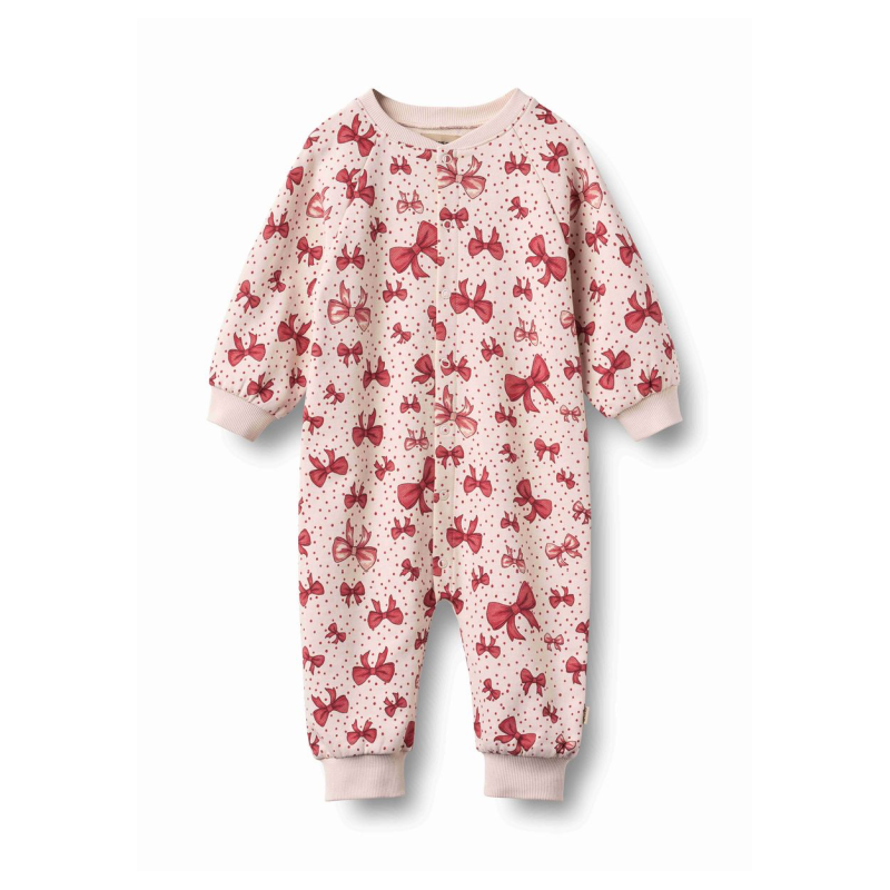 wheat lilo baby jumpsuit bows