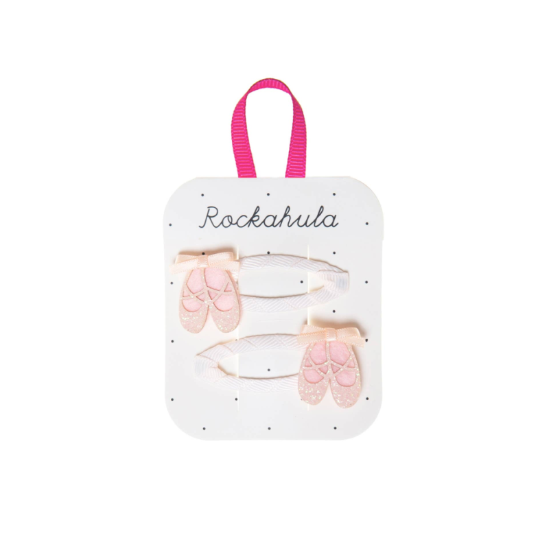 ballet shoes hair clips