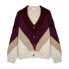 bobo choses woman color block boxy cardigan