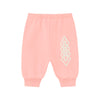 the animals observatory dromedary baby pants pink logo