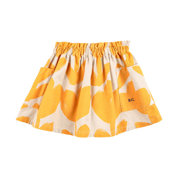 bobo choses big flowers all over woven skirt