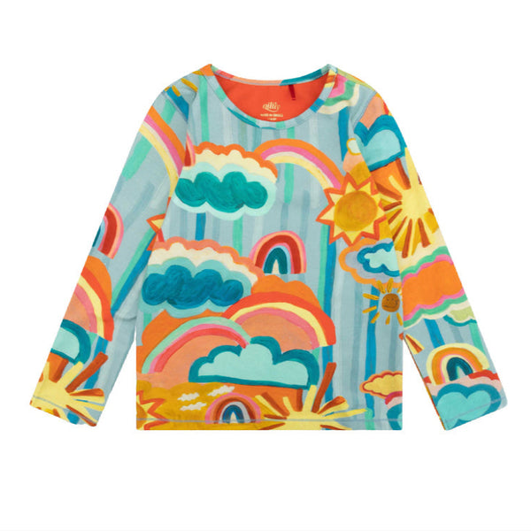 oilily tols long sleeve t-shirt a silver lining
