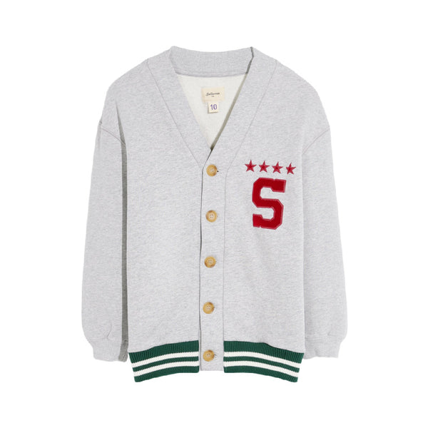 bellerose sander sweatshirt heather grey