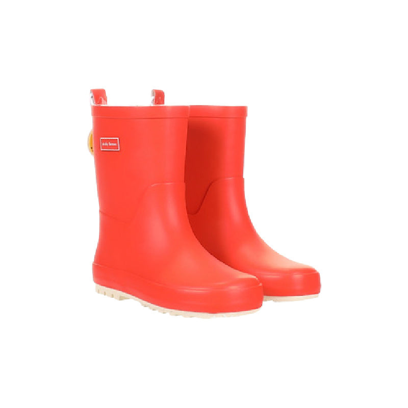 sticky lemon rainboots farmhouse red