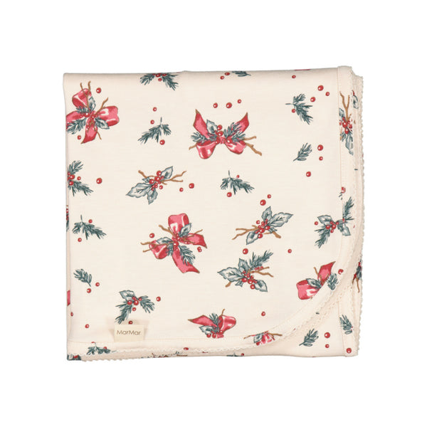 marmar copenhagen alida blanket bows of holly