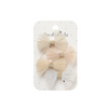 shimmer tulle mini bow hair clips