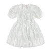 caroline bosmans transparent rose dress white