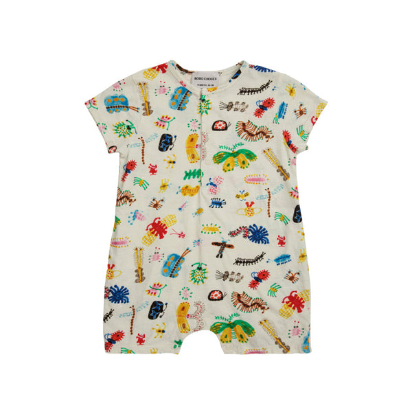 bobo choses funny insects all over baby playsuit