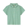 gray label collared shirt bright green/off white