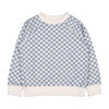 louis louise james sweatshirt blue check