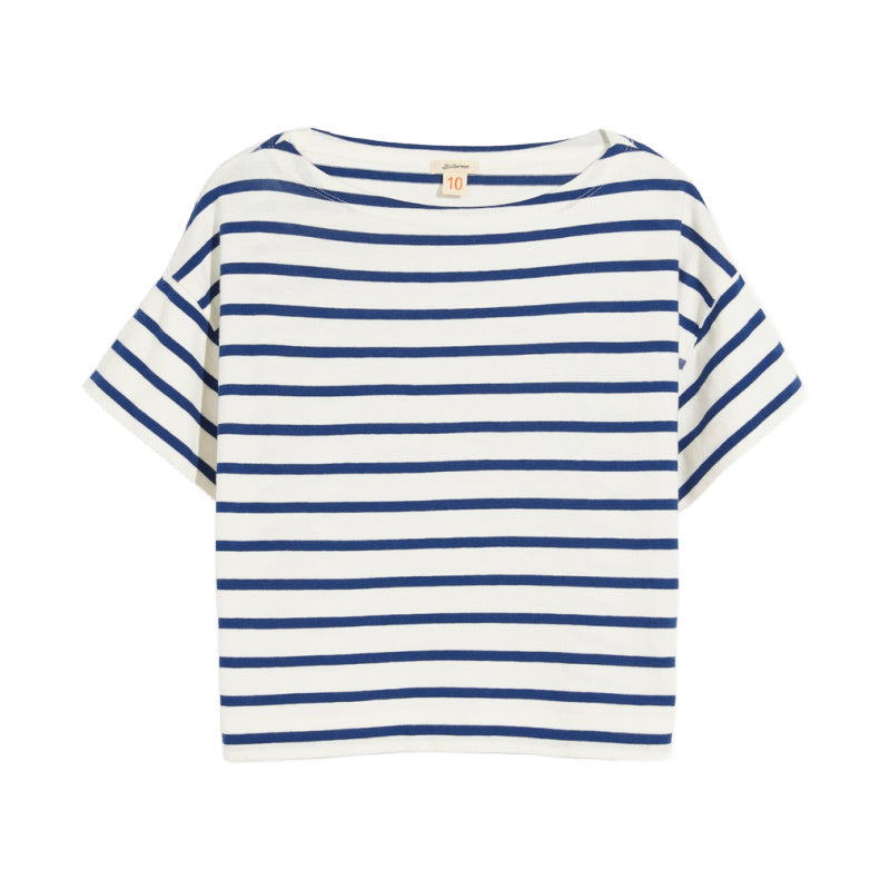 bellerose vassy striped t-shirt blue