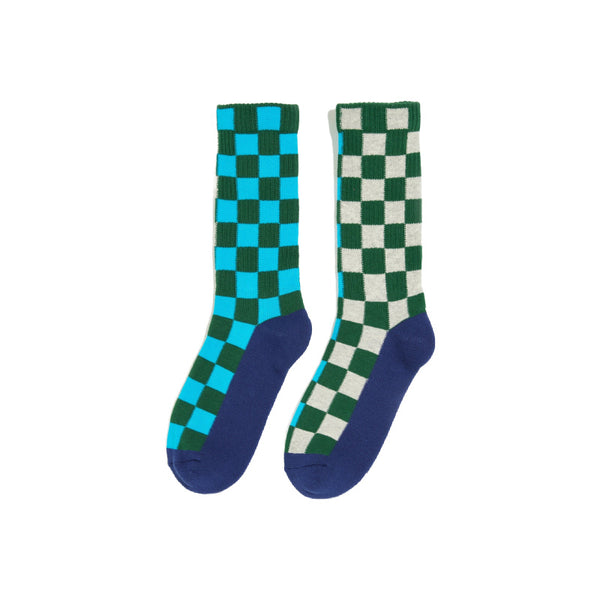 bellerose biuko socks green/blue