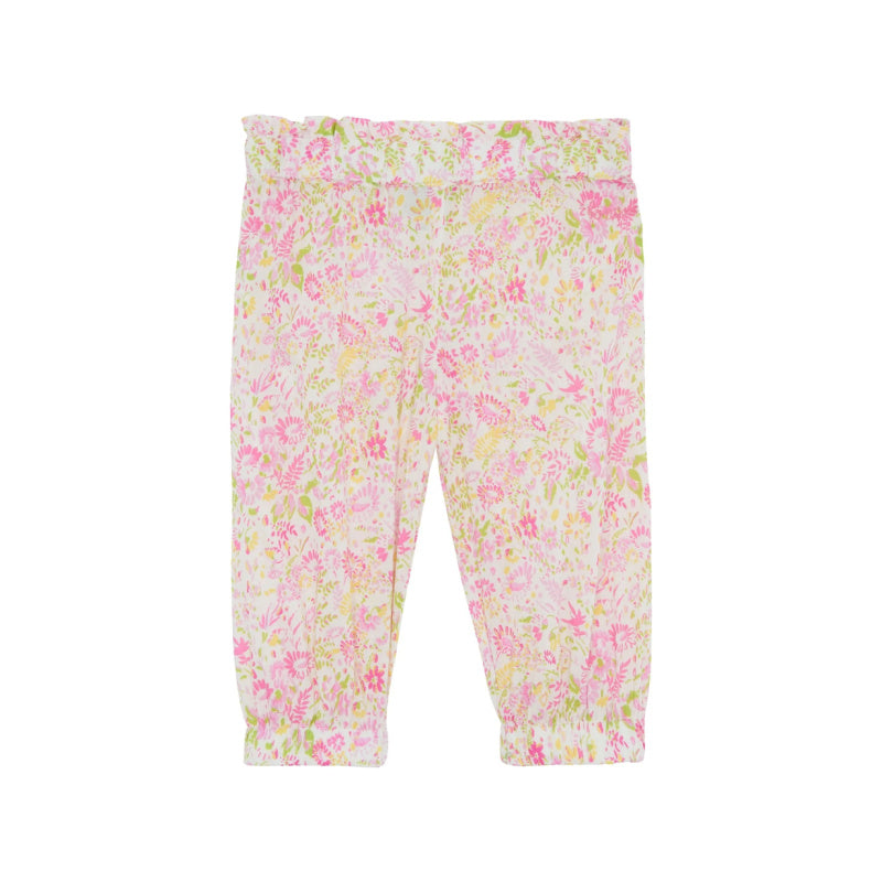 bonton biscotte baby pants pretty flowers