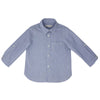 zhoe & tobiah collared shirt blue