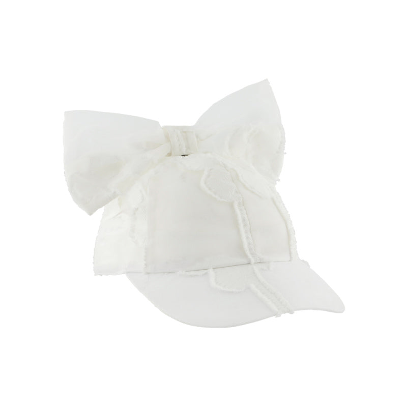 caroline bosmans transparent rose cap white