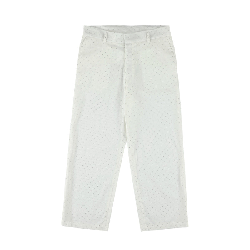 caroline bosmans swarovski pants white