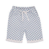 louis louise brooklyn bermuda shorts blue check